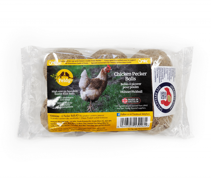 Feldy’s Original Chicken Pecker Balls 6pk - Image 2